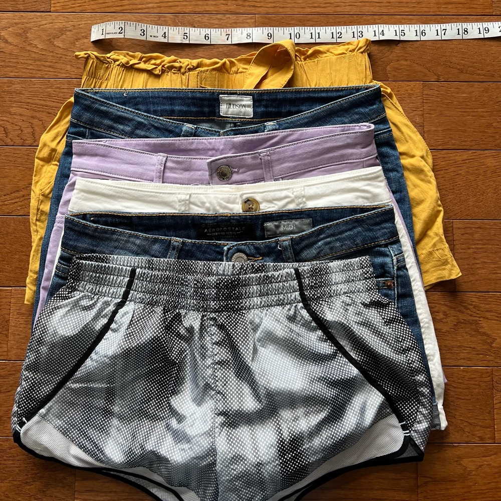 💥HUDSON/AEROSPSTALE/H & M SHORTS BUNDLE-0/25/S💥 - Picture 13 of 14